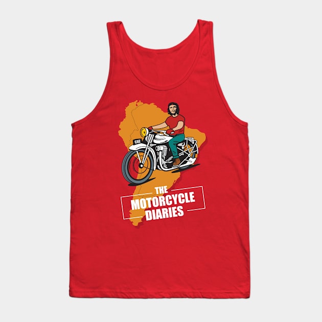 The Motorcycle Diaries - Alternative Movie Poster Tank Top by MoviePosterBoy